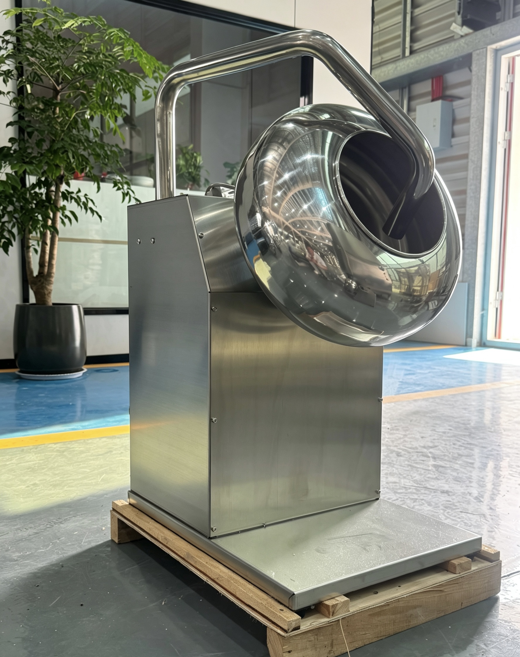 Turbine d'enrobage de chocolat 300-400mm 5