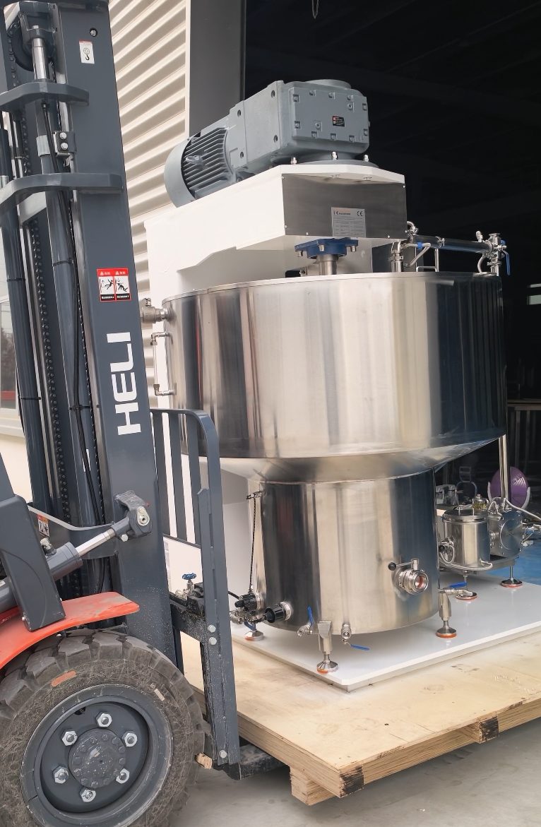 300-500-1000L চকলেট ব্যাচ বল মিল মেশিন 4