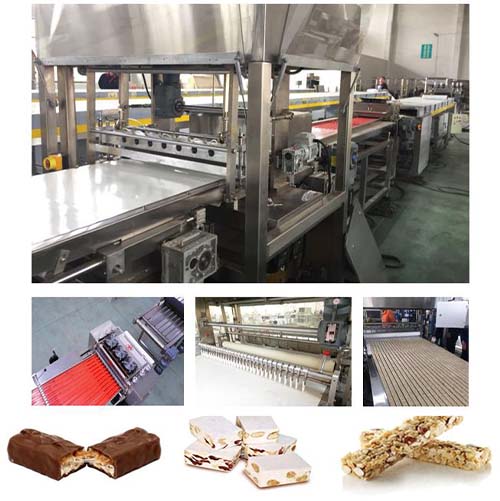 Línea de Barras de Snicker, Nougat y Cereal